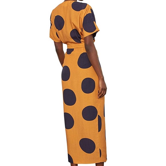 mara hoffman // amrita polka dot button front midi - Picture 5 of 8